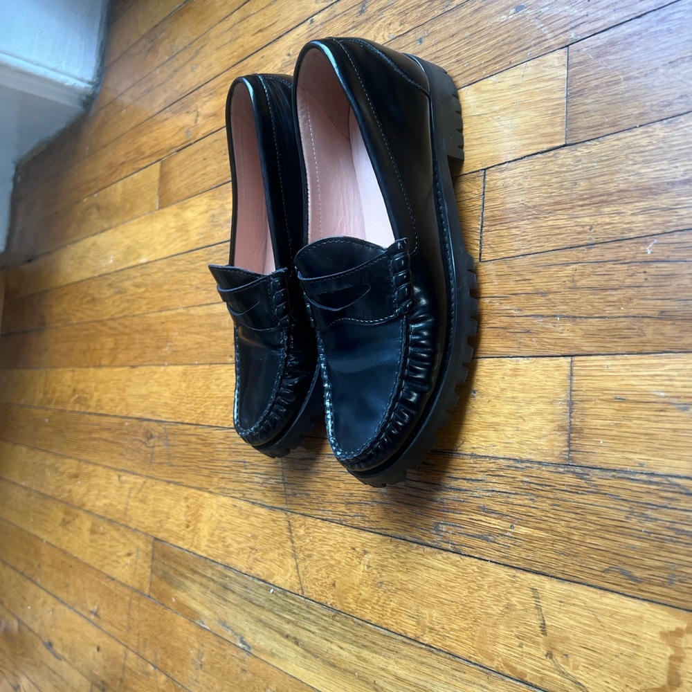 J.Crew Winona Lug-Sole Penny Loafer Spazzolato Leather - Picture 6 of 6